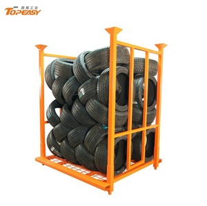 Customize Stackable Heavy Duty Double <strong>Stacking</strong> <strong>Pallet</strong> Rack <strong>Frame</strong> Rack for Goods Storage - Product Image 5