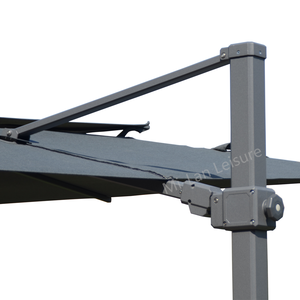 Parasol cantilever, parasols de patio, mobilier de jardin, parasol de piscine extérieur robuste en aluminium DC-UP-107, parasol de jardin pour cour DC-UP- - Product Image 6