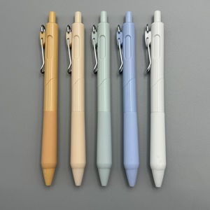 Stylos à bille métalliques 1,0 mm, écriture fluide, couleur neutre pastel, pour l'école, le bureau, avec logo personnalisé, stylos promotionnels - Product Image 2