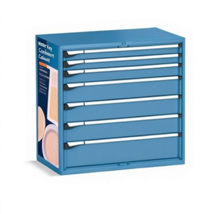 Fami Master Key Comfort <b>Drawer</b> Cabinet 7 <b>Drawers</b> 1020x573x1000 Mm Light Grey Ral7035 <b>Tool</b> Storage - Product Image 2