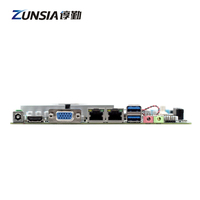 Zunsia più economico 2 * DDR4 Intel 7th Gen Kaby Lake-U Core I3 I5 I7 LVDS EDP Mini ITX scheda madre per l'ordinazione macchina Self-Service