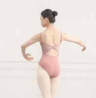 Justaucorps de danse classique en dentelle, modèle camisole, pour examen artistique, entraînement physique, pratique adulte et performance de ballet pour filles