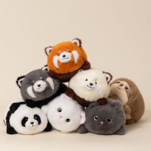 Venta al por mayor de fábrica: Peluche suave de panda/gato, juguete de animal de peluche para niñas, regalo para fiestas de cumpleaños infantiles - Product Image 2