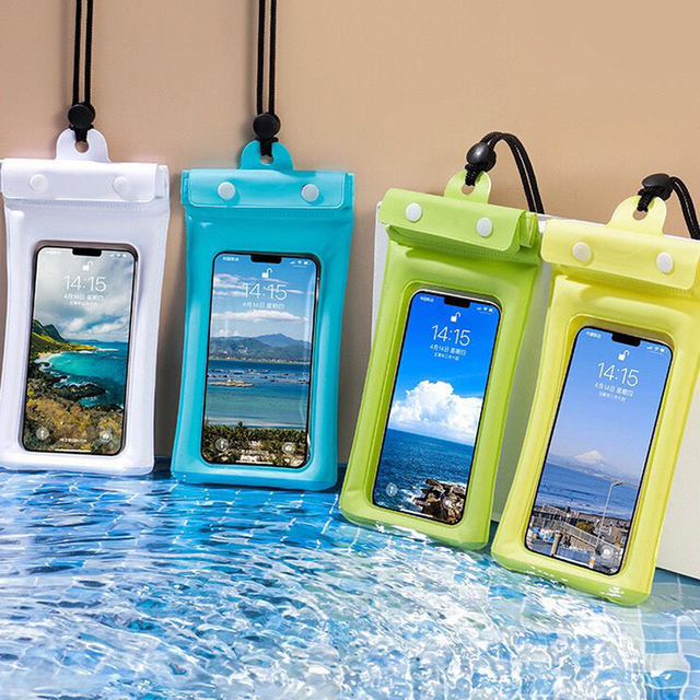 3.5 -7.2 Inches Waterproof Phone Case for iPhone 17 16 15 14 13 Pro Max X Xs 8 Xiaomi Samsung Underwater Cover Case Phone Pouch