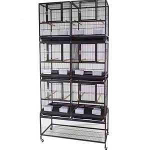 Jaula para Pájaros de Varias Capas, Jaula Apilable para Pájaros, Jaulas de Cría para Canarios, Jaula de Cría para <span class=keywords><strong>Palomas</strong></span> y Loros, en Oferta - Product Image 1