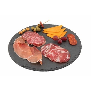 <span class=keywords><strong>Plateau</strong></span> de service rond en ardoise noire naturelle, <span class=keywords><strong>plateau</strong></span> à fromage, vaisselle personnalisée à prix abordable, vente chaude - Product Image 6