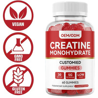 Gummies de créatine monohydrate OEM/ODM pour la croissance musculaire, la force et la récupération – Complément pour le développement musculaire chez l'adulte