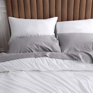 Set Copripiumino Ricamato a Mano in Cotone 100% per Hotel, 4 Pezzi, Certificato OEKO-TEX, 300TC, Personalizzabile - Product Image 3