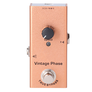 Pedal de efecto de guitarra eléctrica de fase Vintage Single Mini Phaser DC 9V <span class=keywords><strong>JDF</strong></span> 6 accesorios de guitarra - Product Image 1