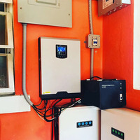 Systèmes solaires 5KW 10KW 15KW 20KW 25KW 30KW pour maisons, kits de systèmes de stockage d'énergie solaire 220V pour fermes