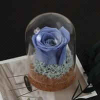 Nouvelles Roses Éternelles 2026 au Toucher Réel sous Cloche en Verre – Longue Durée (3-5 Ans) – Idéales pour la Fête des Mères, Noël, Thanksgiving