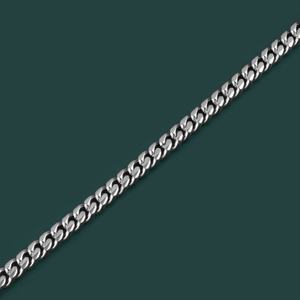 Pulsera de Cadena Cubana Unisex de Acero Inoxidable al por Mayor, Estilo Hip Hop, con Diamantes CZ y Zirconia como Joya Principal - Product Image 4