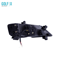 Phares LED avec feux de jour DRL Angel Eye pour voiturette de golf électrique, ensemble de phares avant étanches pour buggy de golf