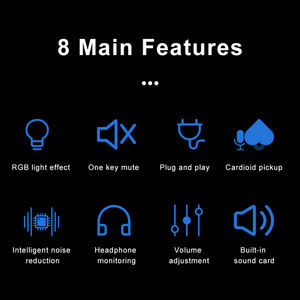 GAM-86FX 2024 nouvel équipement de podcast Usb condensateur équipement de diffusion en direct équipement de Studio à domicile microphones de jeu espion - Product Image 5