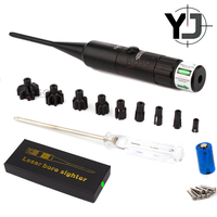 Kit de viseur laser professionnel avec 8 adaptateurs .177 à .50, rouge ou vert, lumineux avec interrupteur à bouton