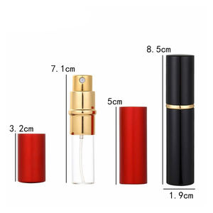 Frasco de Perfume Personalizado de Luxo <span class=keywords><strong>3ml</strong></span> 5ml 10ml 15ml 20ml 30ml Frascos de Vidro Vazios para Perfume Frasco de Perfume de Alumínio Cores Personalizadas - Product Image 2