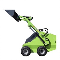 Ventes d'usine : Mini-chargeuse sur chenilles télécommandée sans fil avec différents accessoires