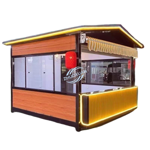 Quioscos comerciales al aire libre, puestos móviles de té con leche para mercados nocturnos, puestos de vendedores ambulantes para entradas de parques - Product Image 1