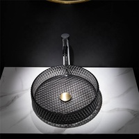 Volka — lavabo en verre cristal pour salle de bain, évier de salle de bains moderne, élégant, Design diamant