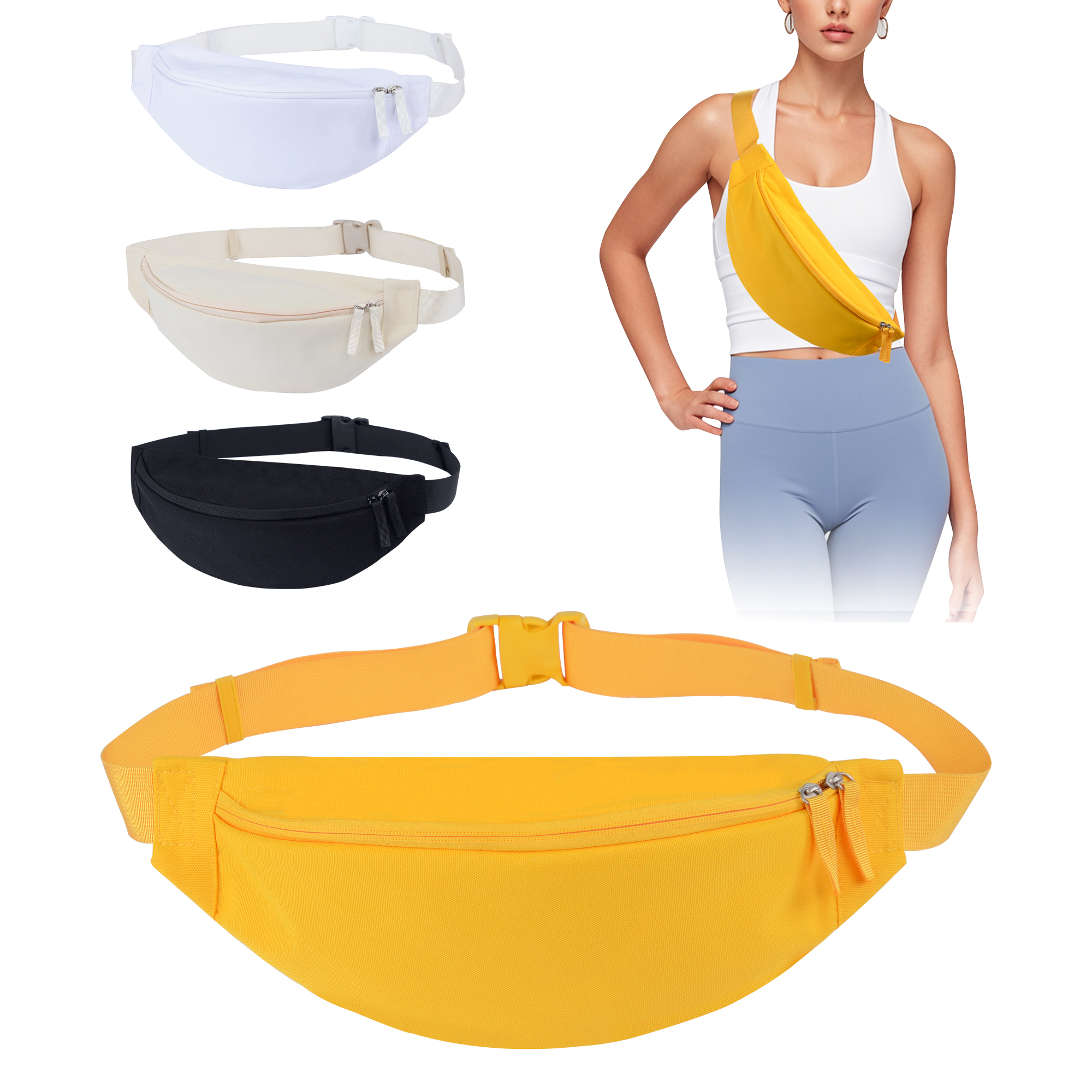 Unisex Fanny Pack Bum Waist Bag Crossbody Belt