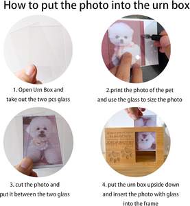 Urnler, Kişiselleştirilmiş Kedi ve Köpek Urnleri, Ahşap Evcil Hayvan Hatıra Kutuları, Evcil Hayvan Fotoğraf Kutuları, Kremasyon Urnleri, Logolarla İşlenebilir - Product Image 4