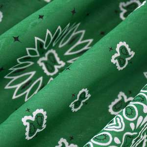 Logotipo promocional Impreso Diseñador personalizado Algodón Poliéster Pañuelo cuadrado Pañuelo - Product Image 2