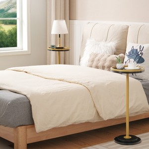 Wholesale <strong>Small</strong> Round Iron Side <strong>Table</strong> Black Gold Coffee <strong>Drink</strong> Martini <strong>Table</strong> for Modern Living Room for <strong>Small</strong> Spaces - Product Image 4