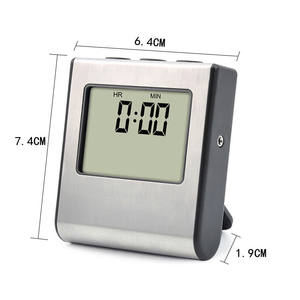 Thermomètre de cuisine numérique pour viande de barbecue pour four avec minuterie Sonde de <span class=keywords><strong>cuisson</strong></span> pour viande Aliments - Product Image 6