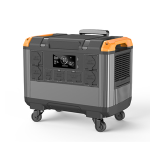 Special Offer 2688Wh 3000W Portable Wheel Type Power Station Large Capacity <b>Solar</b> Charge Battery 400W <b>Foldable</b> Pan - Product Image 2