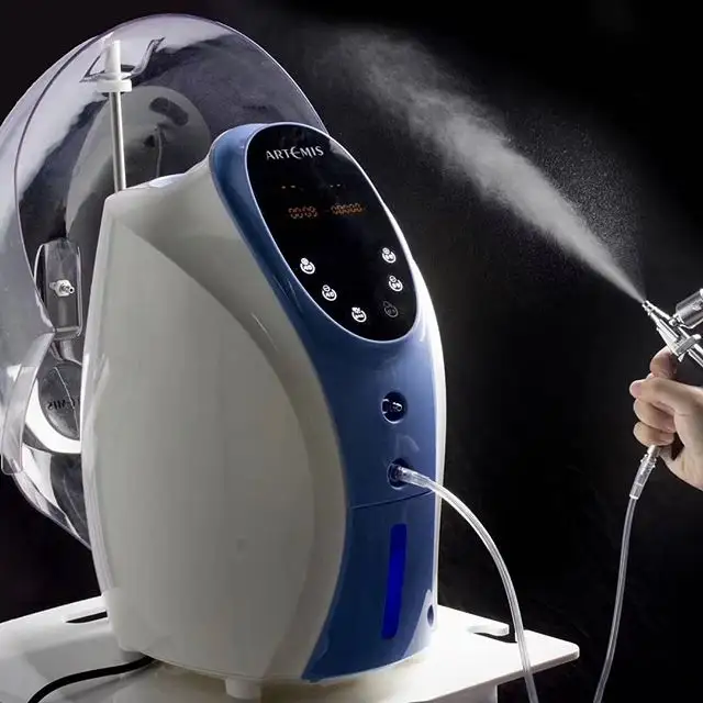 Korea O2toDerm Oxygen Dome Therapy Hautverjüngungs-Gesichts maschine mit Sauerstoff anionen generator