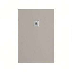 Plato de ducha rectangular Estasi 90 x 120 cm gris paloma con superficie antideslizante para baño - Product Image 3