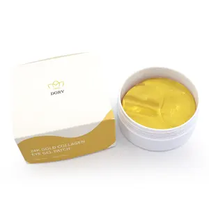 Hoge Kwaliteit Collageen Hydrogel Masker Onder Oog Verwijderen Donkere Cirkel Oogverzorging Collageen 24K Goud Huidverzorging Kristal Oogvlekken Masker