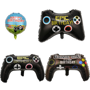 Ballons en aluminium en forme de manette de jeu pour anniversaire, décorations sur le thème des jeux épiques - Product Image 5