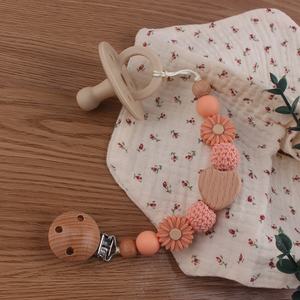 Nuevo Diseño, Cuentas <span class=keywords><strong>de</strong></span> Silicona Hechas a Mano, Soporte para Chupetes, Libre <span class=keywords><strong>de</strong></span> BPA, Mordedor, Cadena Anti-Caída, Clip para Chupetes <span class=keywords><strong>de</strong></span> Bebé, Regalo para Bebés - Product Image 3