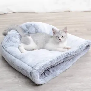 多機能猫の巣調節可能な猫の洞窟犬のベッド小さな猫の犬のためのカスタマイズされたペットのベッド