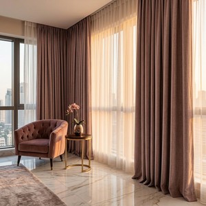 Tela de Lino Natural para Cortinas, 100% Lino, Material Textil Ecológico, Tamaño Personalizado para Uso en Hoteles y Residencias # 031 - Product Image 2
