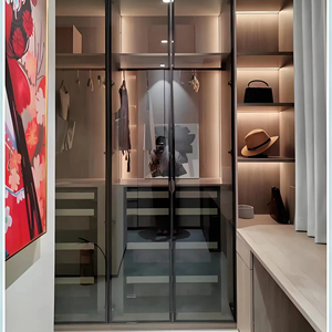 Armario Portátil Moderno Personalizado, Mueble para el Hogar <span class=keywords><strong>de</strong></span> Nueva Llegada, Puertas Corredizas Ajustables, Armario para Dormitorio - Product Image 2