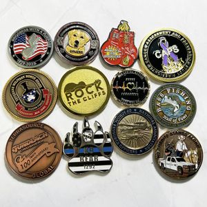 Custom Badges <b>Metal</b> Enamel Commemorative Coin Butterfly Clasp <b>Pin</b> Style Business Gifts Alloy Material - Product Image 3