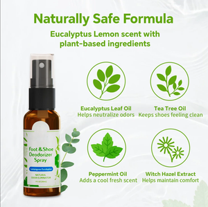 Spray Deodorante Naturale all'Olio di Tea Tree OEM e Kit per Scarpe e Calzini Deodorante a Lunga Durata - Product Image 5