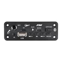 Placa Decodificadora Amplificadora MP3 BT 2 * 3W con Conector para Micrófono MIC BT 5.3 Reproductor sin Pérdidas para Tarjeta TF, Disco U y AUX