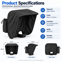 Housse de protection personnalisée pour port de charge de véhicule électrique, imperméable, protection contre la pluie et la neige, tissu Oxford, housse de protection pour prise de charge de véhicule, OEM ODM