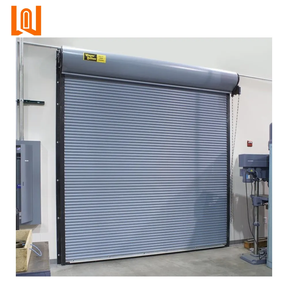 High Quality Industrial Residential Automatic Rolling Up Aluminum Garage Door