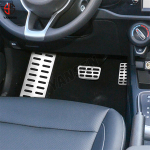 Pedali auto acceleratore di Gas freno frizione poggiapiedi copertura per Hyundai Ix25 Creta Accent Verna Solaris per <span class=keywords><strong>Kia</strong></span> <span class=keywords><strong>Rio</strong></span> Soul K2 KX3 - Product Image 5