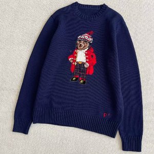 Suéter de Punto Bordado con Patrón de Oso de Dibujos Animados de Nuevo Estilo para <span class=keywords><strong>Hombre</strong></span>, Suéter de Moda con <span class=keywords><strong>Cuello</strong></span> <span class=keywords><strong>Redondo</strong></span> y Manga Larga - Product Image 5