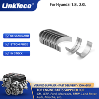 Pièces de moteur Jeu de roulements de tige principale STD Fit 1.8 2.0 L Pour Hyundai 1.8L 2.0L l4 GAS DOHC G4NA/G4NB/G4NC/G4ND OEM 21020-2E100