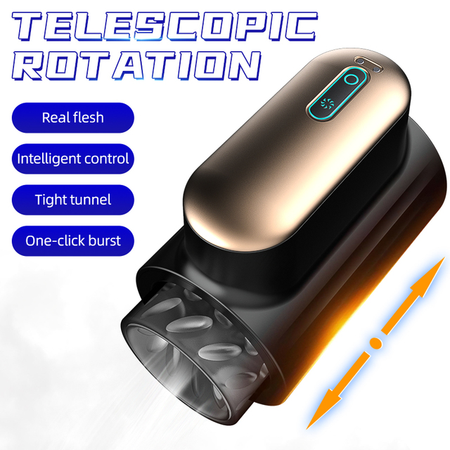 Automatic Rotation Sucking Male Masturbator With 10 Modes Penis Vibrator for Delay Ejaculation Cup Vagina Stimulation Toy