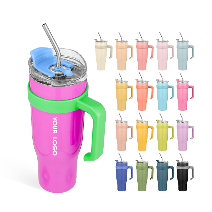 2024 Custom Logo Leak Proof Tumbler - 40oz Stainless Steel