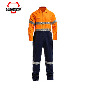 Combinaison antistatique ignifuge GUARDEVER en aramide/viscose, vêtements réfléchissants haute visibilité pour l'exploitation minière, le pétrole et le gaz - Product Image 4