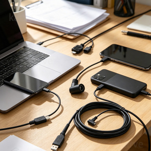 Adaptateur <span class=keywords><strong>de</strong></span> scanner <span class=keywords><strong>de</strong></span> haute qualité double 14 broches IDC vers USB 2.0 AM + prise jack DC 5.5*2.1mm pour accessoires <span class=keywords><strong>de</strong></span> <span class=keywords><strong>terminal</strong></span> <span class=keywords><strong>de</strong></span> <span class=keywords><strong>paiement</strong></span> Verifone - Product Image 2