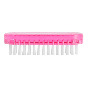 Factory Wholesale Custom-Made Minimalist Nail <b>Dust</b> Cleaning <b>Brushes</b> with Soft Plastic Bristles and Flat Hair Shape - Product Image 5